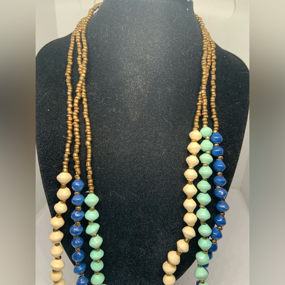 Teng Yue Boho Multi-color Knotted Necklace - Picture 2 of 8